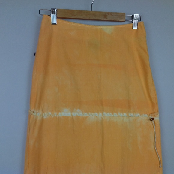 Private Circle Skirt Women Junior 5 Orange Tie Dye - Picture 2 of 7